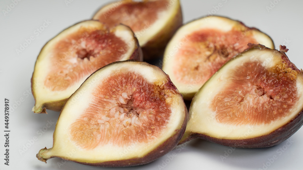 Ripe fig fruit on the table Ripe fig fruit on the table