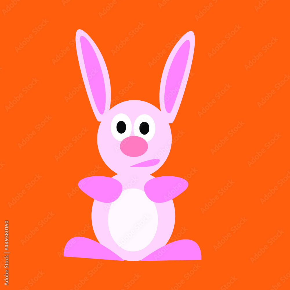 Pink rabbit