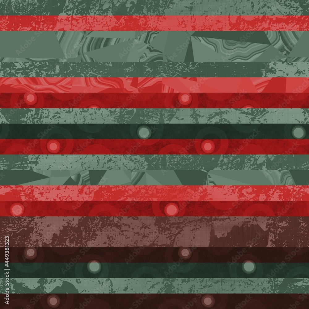 Obraz premium Seamless hip vogue random trendy stripe pattern print. High quality illustration. Detailed patterned strips of color. Luxury fashion or interior design print for surface design. Intricate posh style.