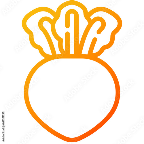 beetroot gradient icon