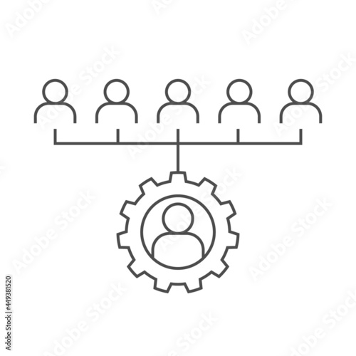 In-Company and Outsource Icon