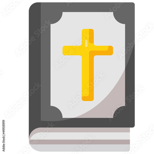 bible flat icon photo