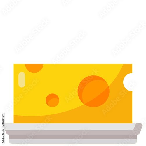cheese flat icon