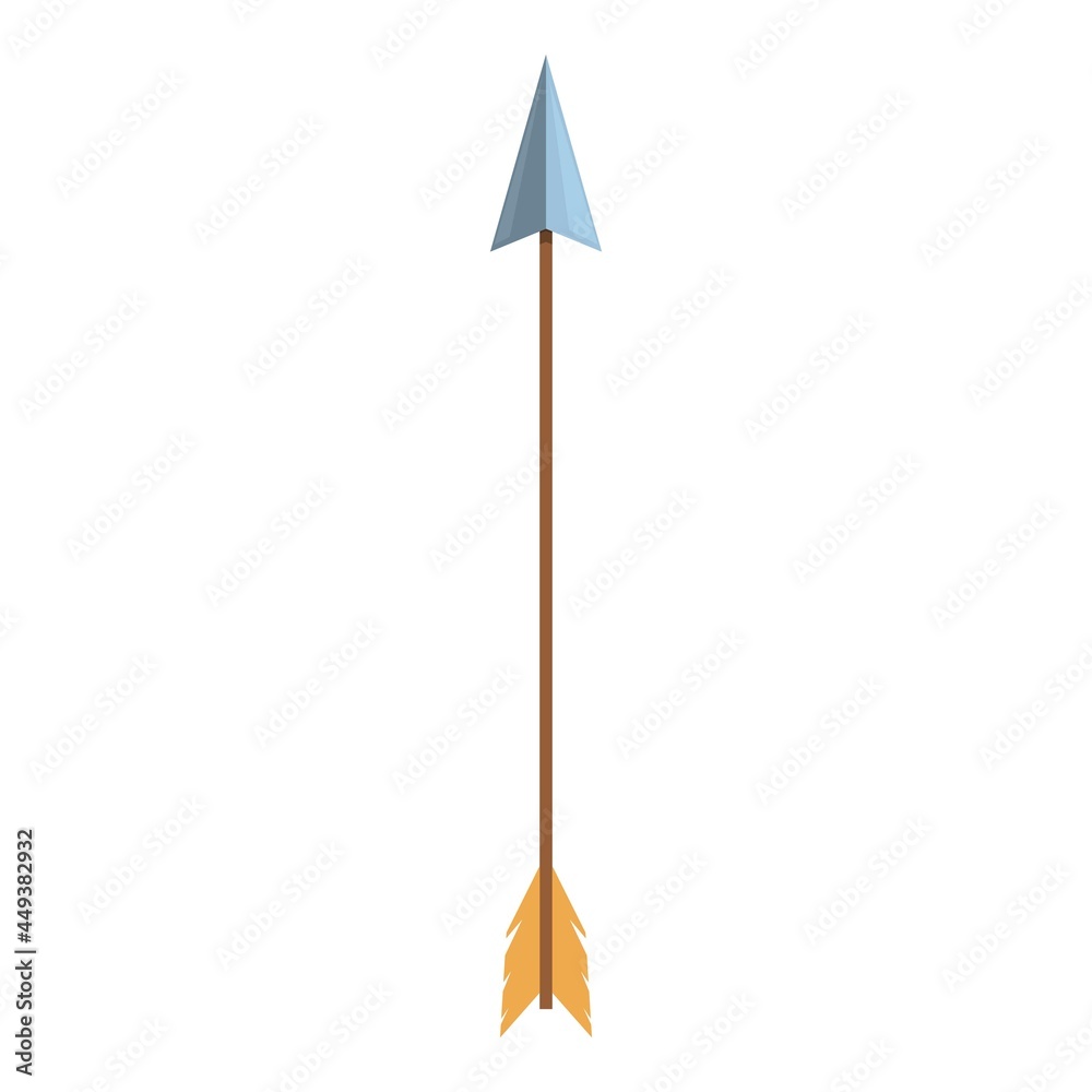 Bow arrow icon cartoon vector. Archery target. Archer shoot