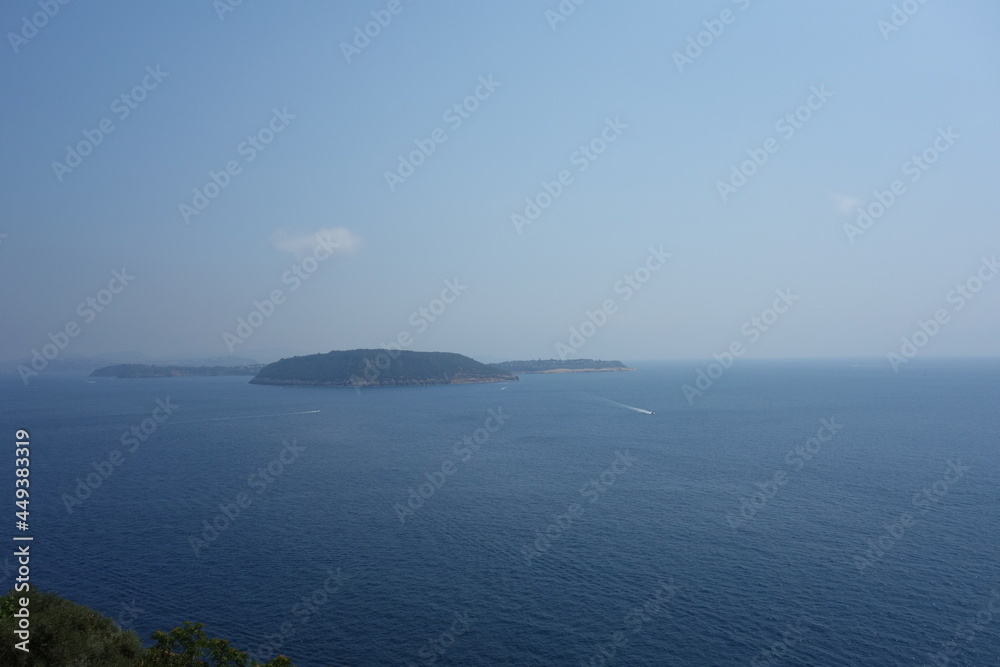 View of Ischia Island from Aragonese castle View of Ischia Island from Aragonese castle