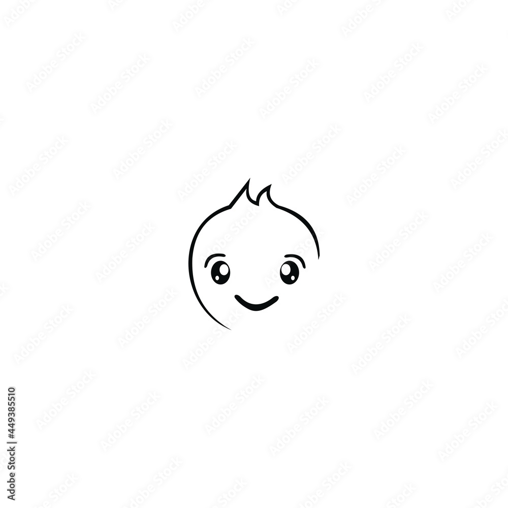cute baby for babyshop vector icon logo design cute baby for babyshop vector icon logo design