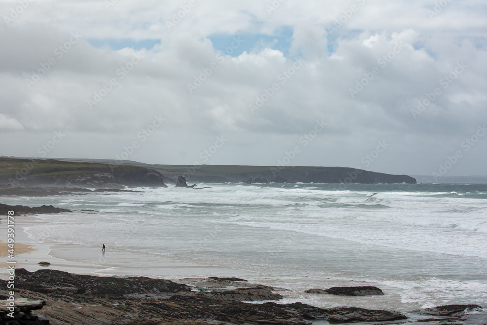 Dangerous Summer Storms hit the North Cornwall coast causing lifeguards to be on high alert