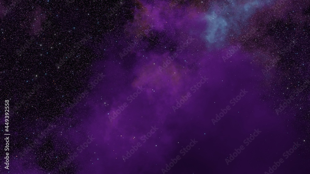 Naklejka premium violet nebula