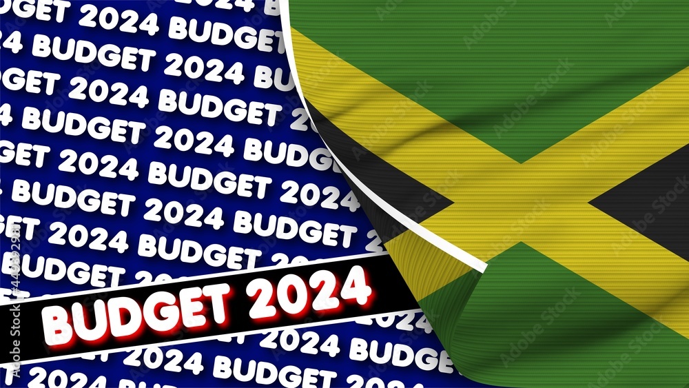 Jamaica Realistic Flag With Budget 2024 Title Fabric Texture Effect 3D   1000 F 449392981 PVjUeaaMvVEOrDev1jSgNcLIA1U7ki0P 