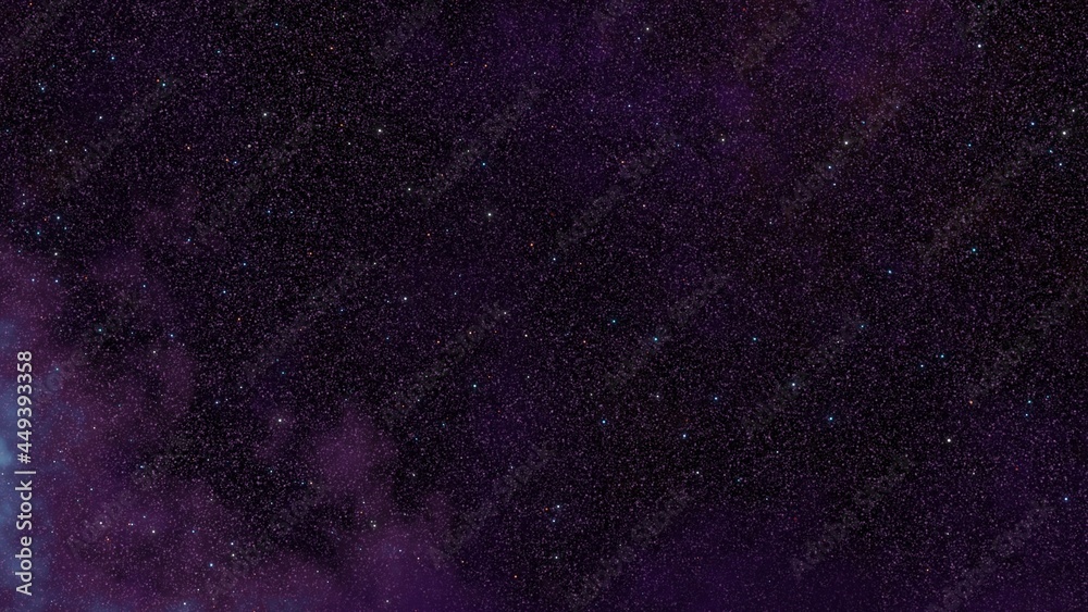 Obraz premium purple nebula