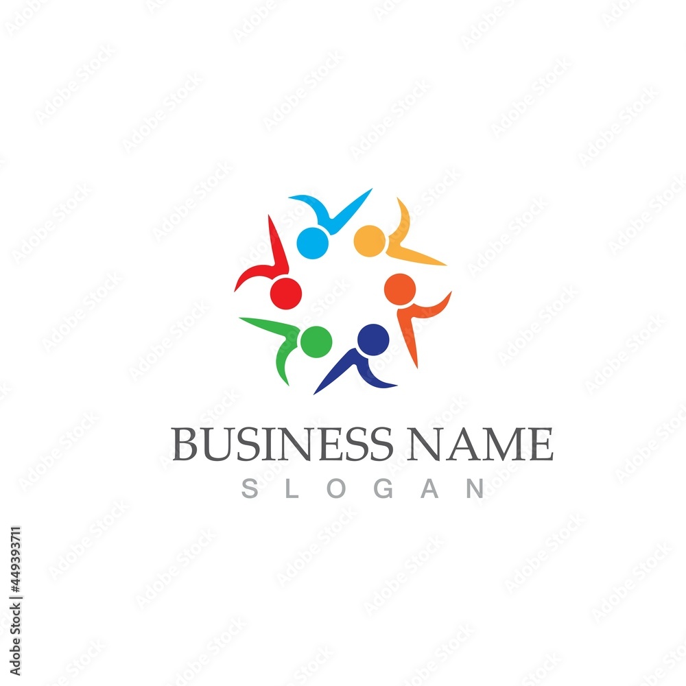 Community, network and social icon Community, network and social icon