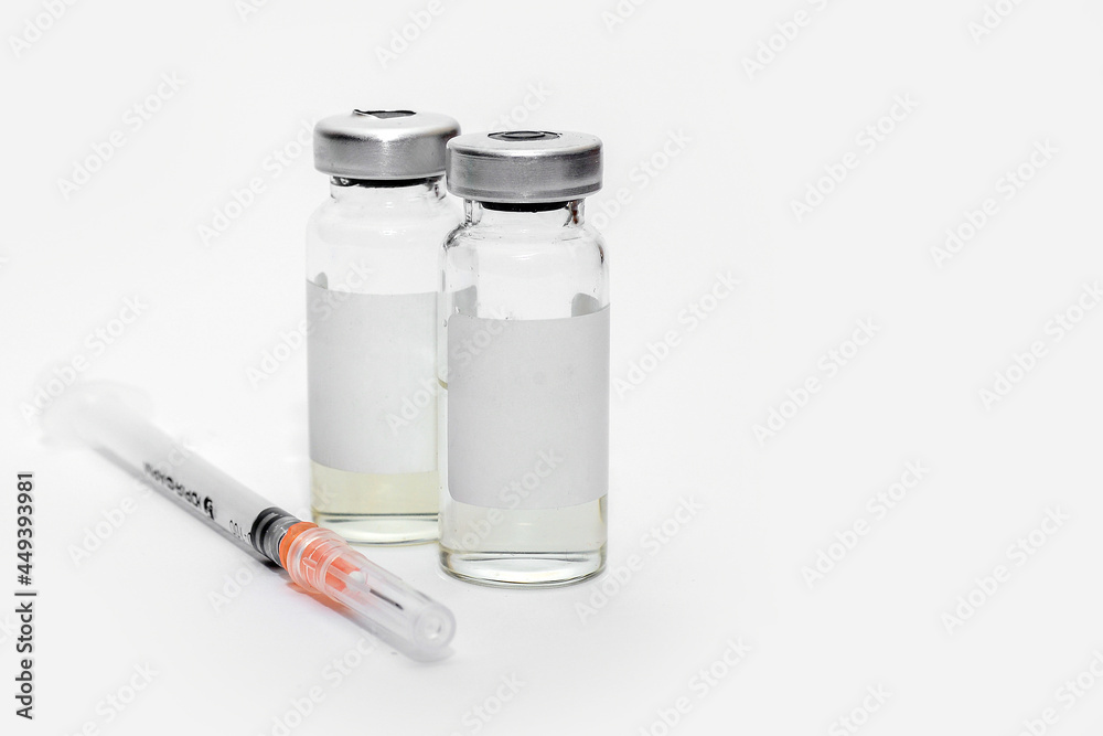 vaccine, medicine, vial, syringe for injection. Vaccination, treatment for coronavirus Covid 19. vaccine, medicine, vial, syringe for injection. Vaccination, treatment for coronavirus Covid 19.