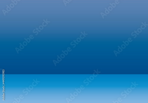 Fondo azul de pared y suelo.