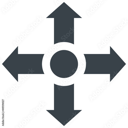 move glyph style icon