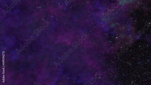 violet nebula with stars © AlexMelas