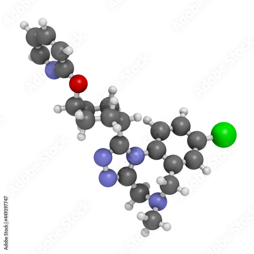 Balovaptan autism drug molecule (vasopressin V1A receptor antago photo