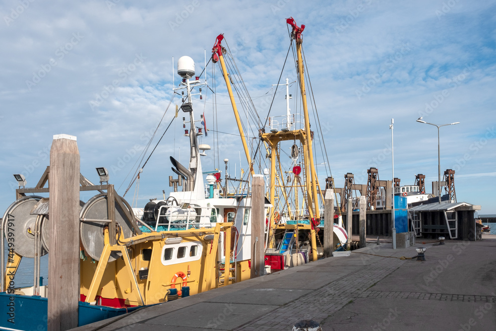 Port of Den Oever, Noord-Holland province, The Netherlands