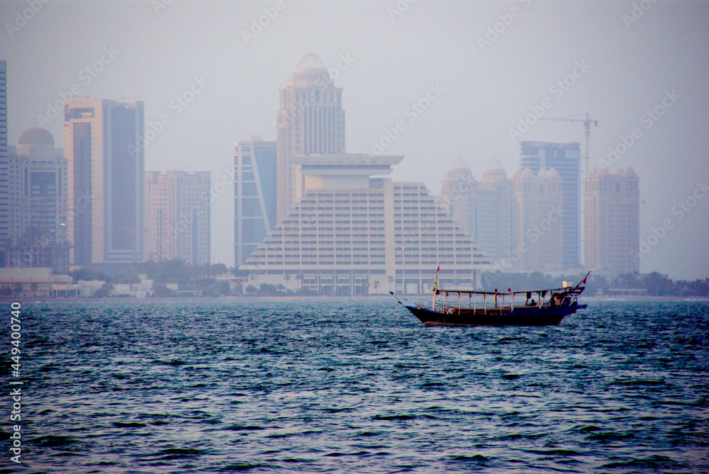 city skyline the Doha