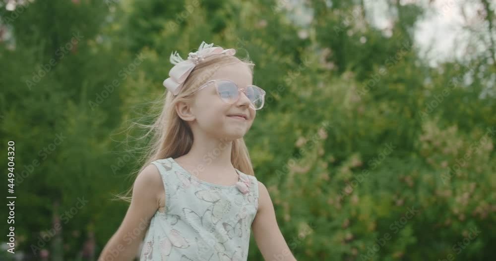 girls child catches soap bubbles in the park outdoors kids dream concept happy girls child catches soap bubbles in the park outdoors kids dream concept happy