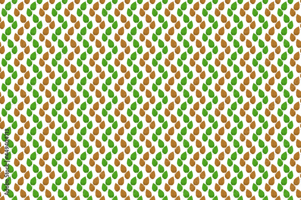 Pattern image of leaves on white background. Pattern image of leaves on white background.