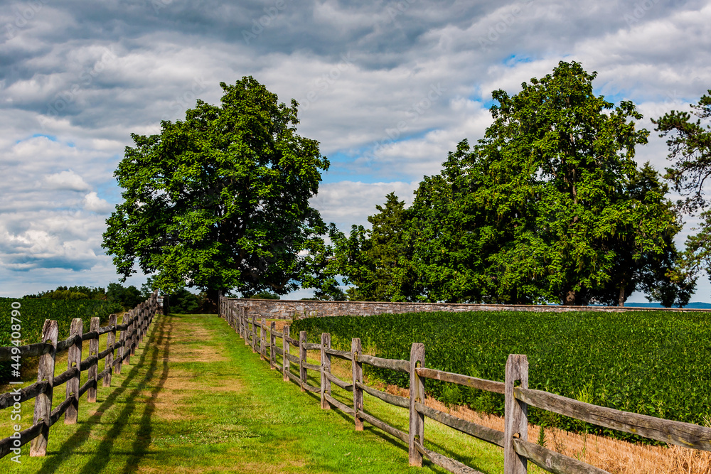Lane to Mumma Cemetery, Antietam National Battlefield, Maryland