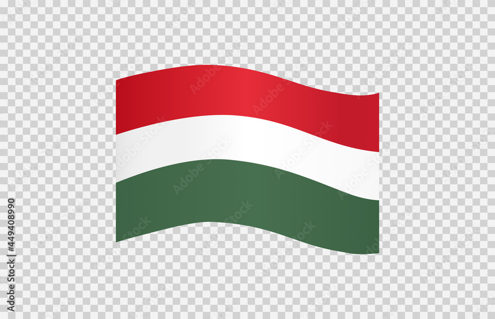 Waving flag of Hungary isolated on png or transparent background,Symbol of Hungary,template for banner,card,advertising ,promote, vector illustration top gold medal sport winner country Waving flag of Hungary isolated on png or transparent background,Symbol of Hungary,template for banner,card,advertising ,promote, vector illustration top gold medal sport winner country