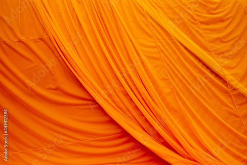 yellow monk fabric robe