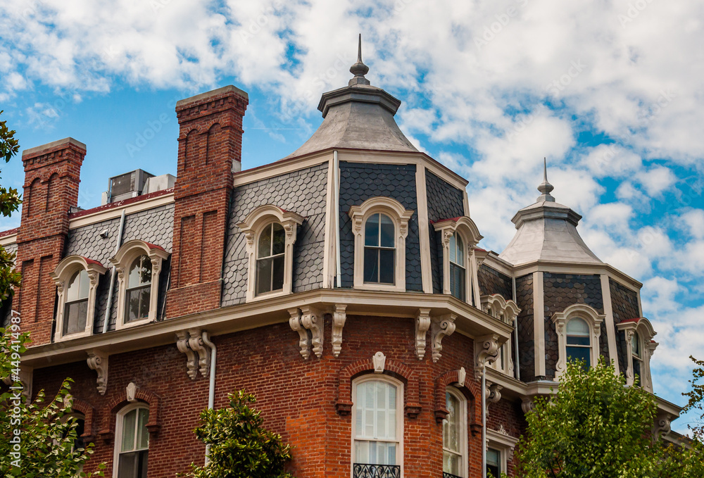 Photo of a Victorian Building, Washington DC, USA