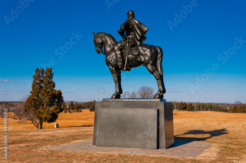 Photo of Stonewall Jackson Monument, Manassas National Battlefield Park, Virginia USA photo