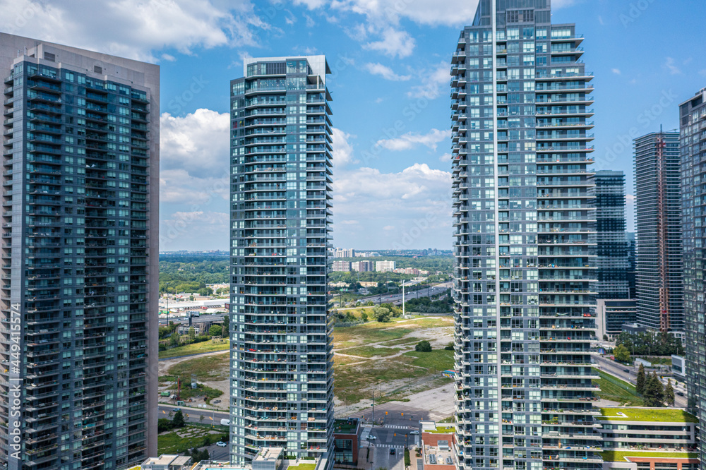 Fototapeta premium South Etobicoke condos mimco by lakeshore and Queensway and Parklawn 