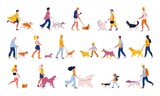 People With Dogs Set
