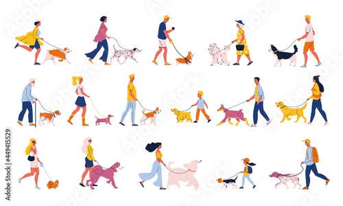 People With Dogs Set