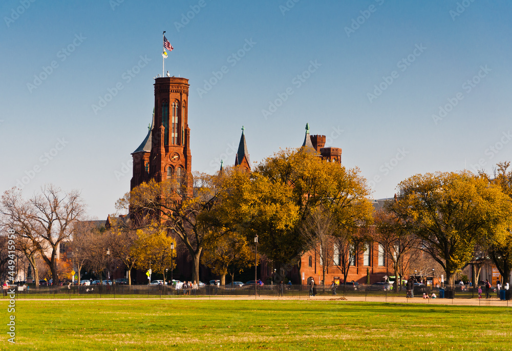 Photo of the Smithsonian Institution Castle, Washington, DC USA Photo of the Smithsonian Institution Castle, Washington, DC USA