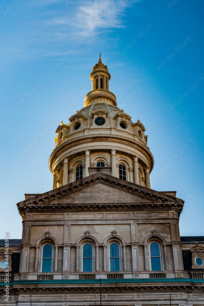 Photo of Baltimore City Hall Dome, Baltimore, Maryland USA