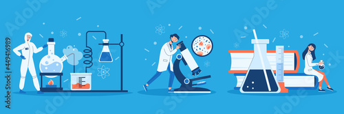 Science Laboratory Design Concept Set