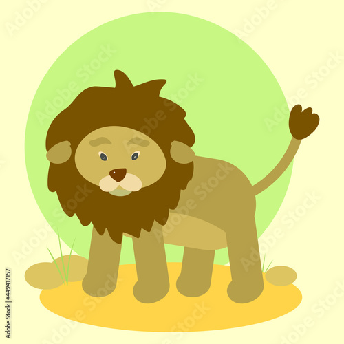 CUTE a lion . FOR REGISTRATION OF CHILDREN S X STATIONERY. FOR REGISTRATION OF CARDS. TEXTILES  BANERS AND MUCH MORE