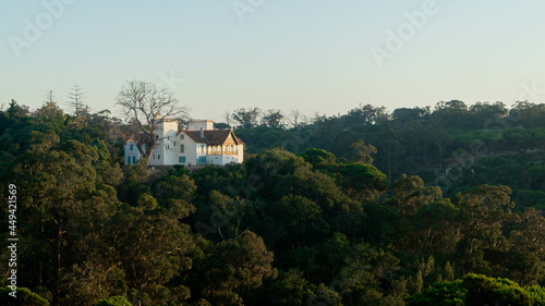 castle in the mountains