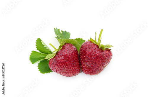 Wallpaper Mural Ripe strawberries with leaves. Torontodigital.ca