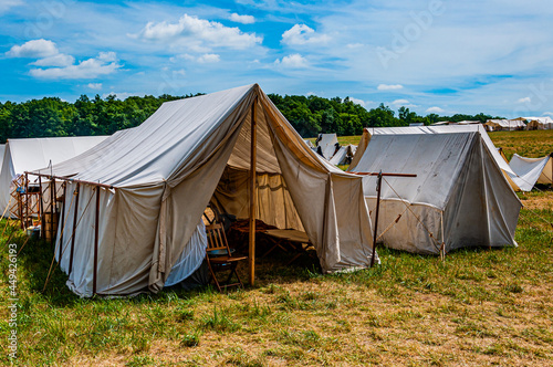 Civil War Wall Tent, Gettysburg 150th Reenactment, July 2013 © Walt