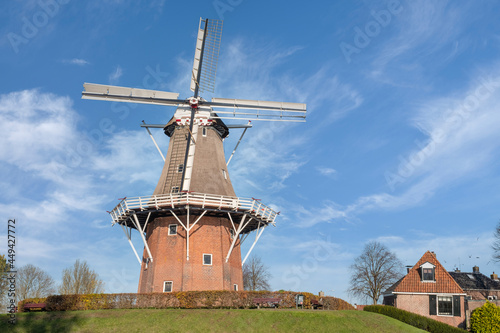 Windmill Zeldenrust Dokkum, Friesland Province, The Netherlands