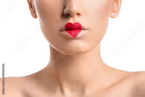 Beautiful young woman with ...