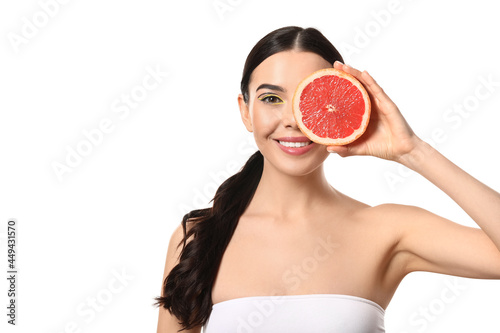 Beautiful young woman with ...