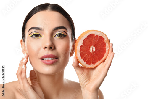Beautiful young woman with ...