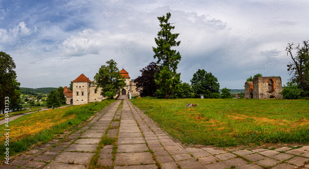 Beautiful Svirzh castle in Lviv region, Ukraine