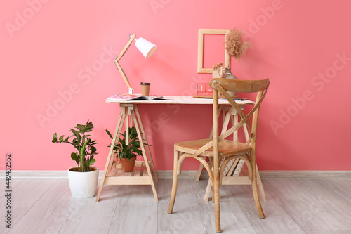 Interior of stylish room wi...
