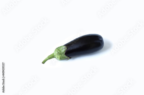 Eggplant isolated on a white background.