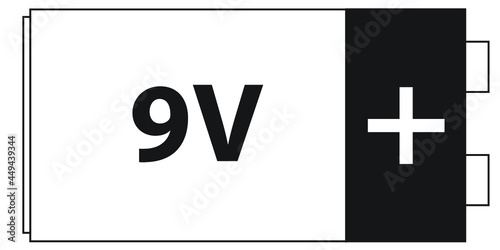 9V Battery symbol