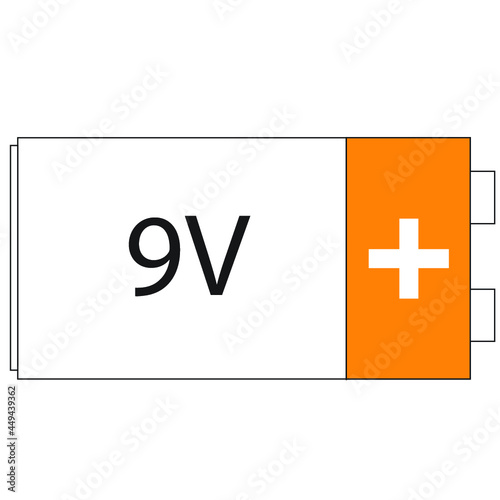 9V Battery symbol