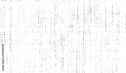 Monochrome texture composed of irregular graphic elements. Distressed uneven grunge background. Abstract vector illustration. Overlay for interesting effect and depth. Isolated on white background.