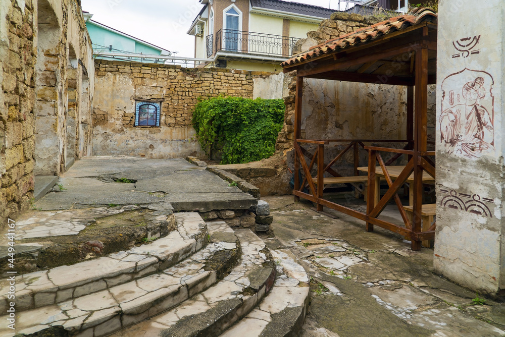 Turkish bath in the old part of the city of Yevpatoria, Crimea .